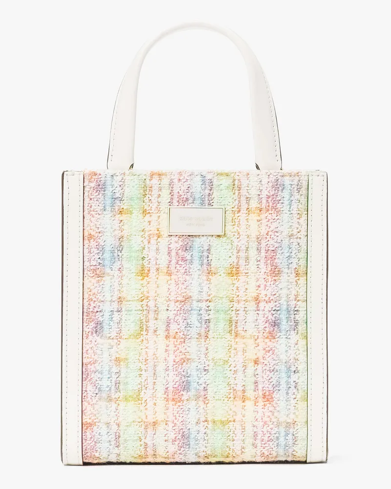 Kate Spade Manhattan Tote Bag Aus Tweed, Extraklein Multicolor