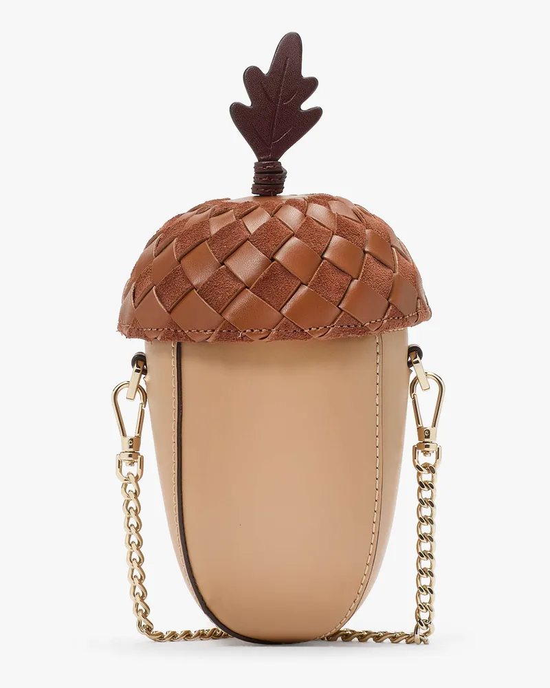 Kate Spade 3D Eichel Umhängetasche Brown