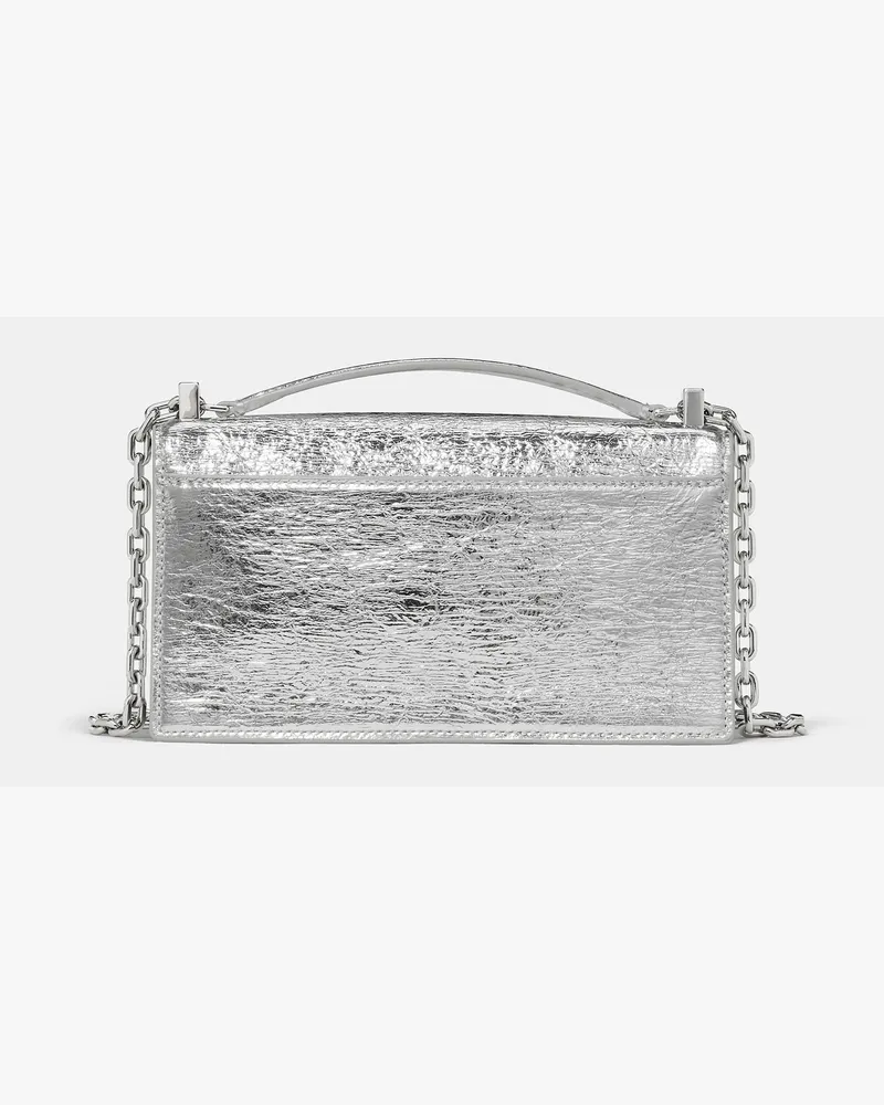Kate Spade Kate Spade Deco Crinkle Metallic Mini Crossbody Bag für Frauen in Silber | Leder Silber