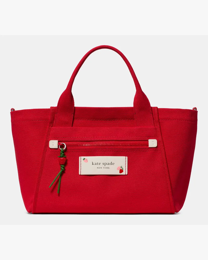 Kate Spade Dash Tote Aus Erdbeer-Canvas Ruby