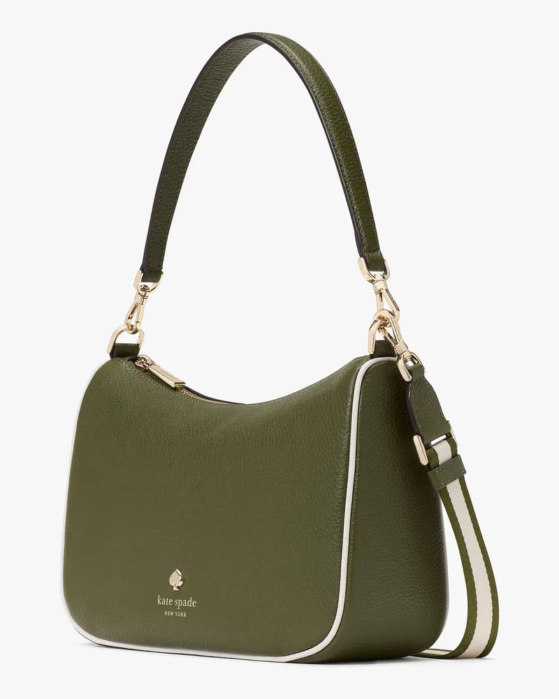 Kate Spade Kate Spade Emma Schultertasche, Mittelgroß für Frauen in Verzaubertes Grün Mehrfarbig | Leder Verzaubertes