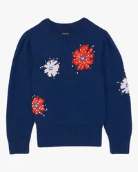 Kate Spade Floral Embellished Pullover French