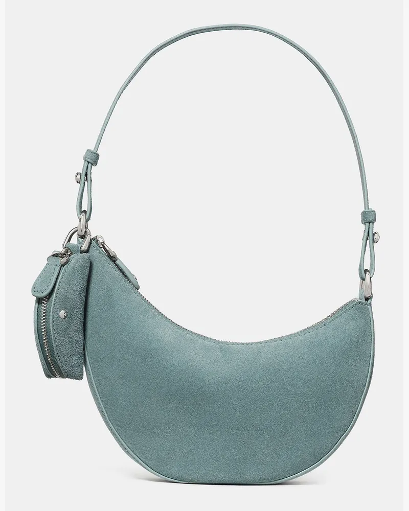 Kate Spade Duo Mini-Schultertasche Aus Wildleder Dark