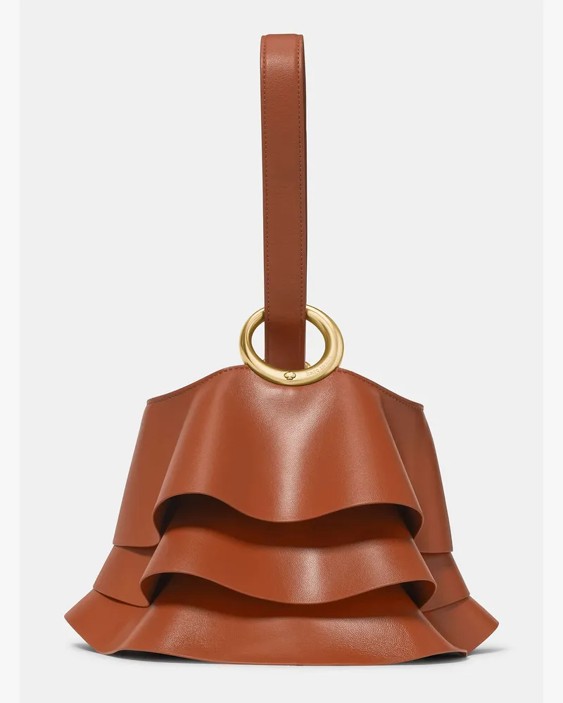 Kate Spade Kate Spade Halo Plissierte Wave Mini Bucket Bag für Frauen in Südwestliche Wüstenfarbe | Leder Südwestliche