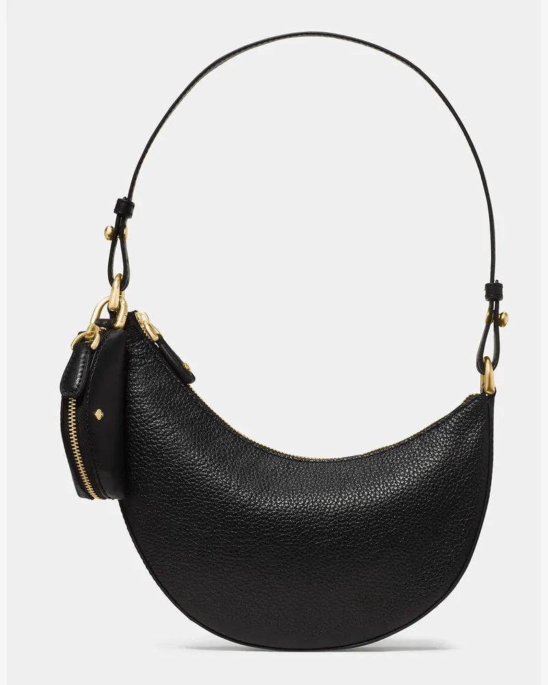 Kate Spade Kate Spade Duo Mini Schultertasche für Frauen in Schwarz/Gold | Leder Schwarz