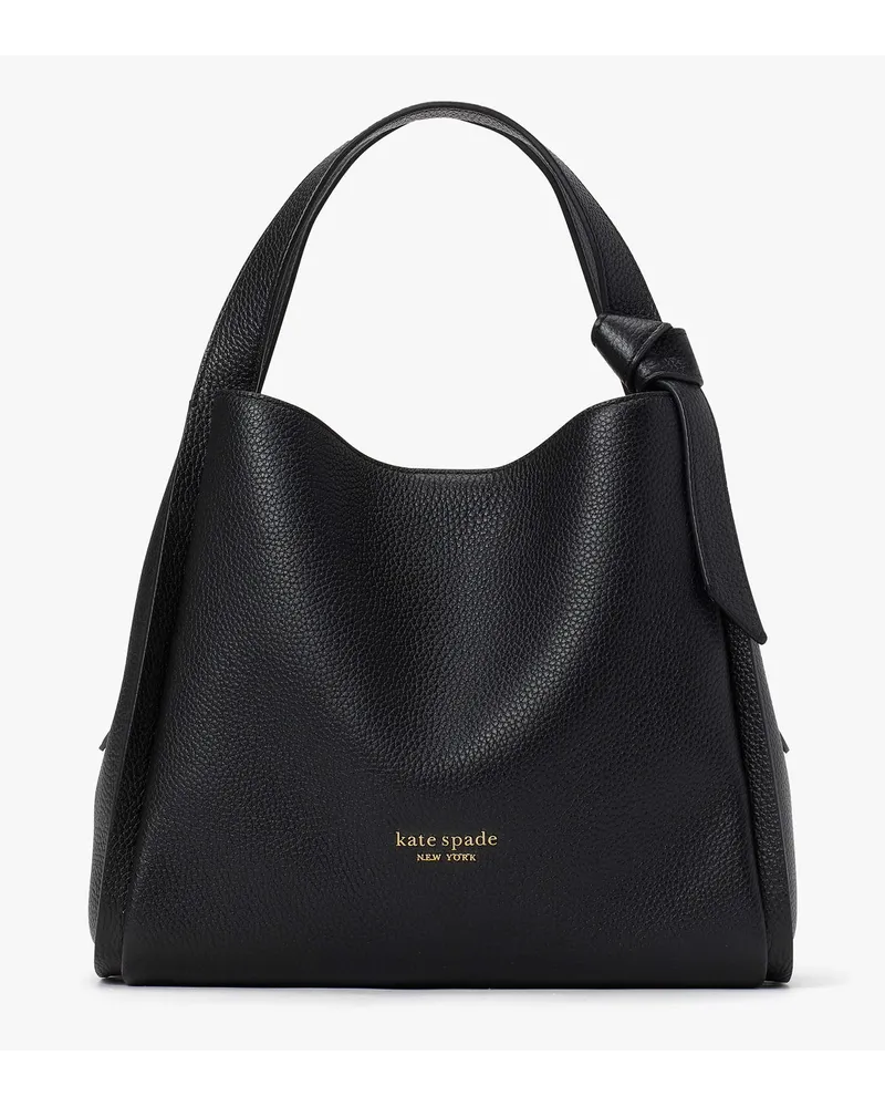 Kate Spade Knott Tote Bag zum Umhängen, mittelgroß Black