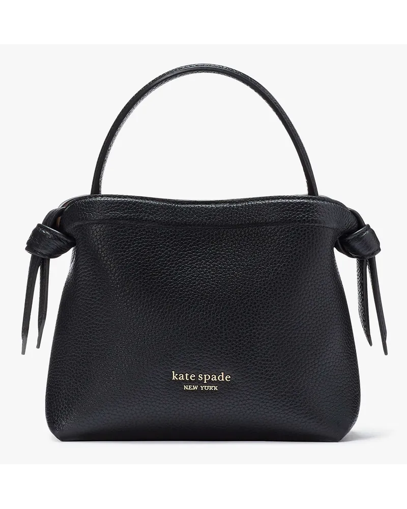 Kate Spade Knott Tote Bag zum Umhängen, extraklein Black