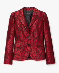 Kate Spade Flourish Swirl Blazer aus Brokat Black