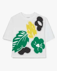 Kate Spade T-Shirt mit Blumenverzierung Fresh