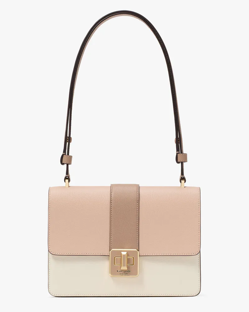 Kate Spade Phoebe Schultertasche Mit Drehverschluss Toasted