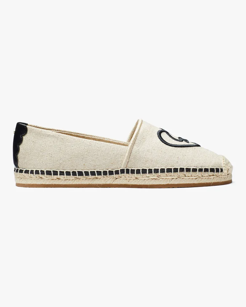 Kate Spade Gwen Heart Spade Espadrilles Natural