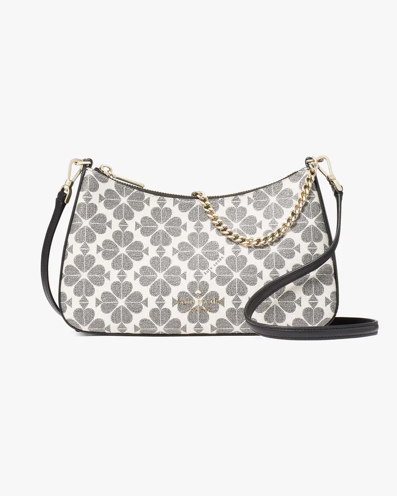 Kate Spade Kate Spade Signature Spade Flower Umhängetasche, Wandelbar, Mittelgroß für Frauen in Schwarz Mehrfarbig | PVC Schwarz