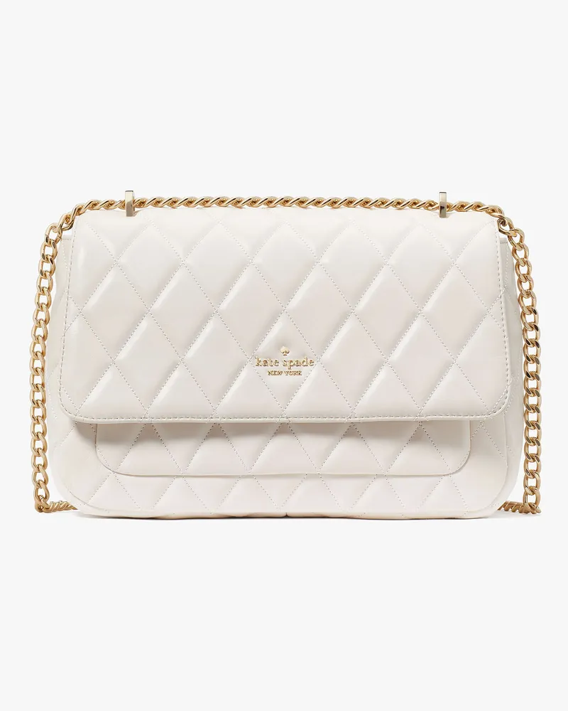 Kate Spade Carey Schultertasche Mit Umschlag, Mittelgroß Parchment