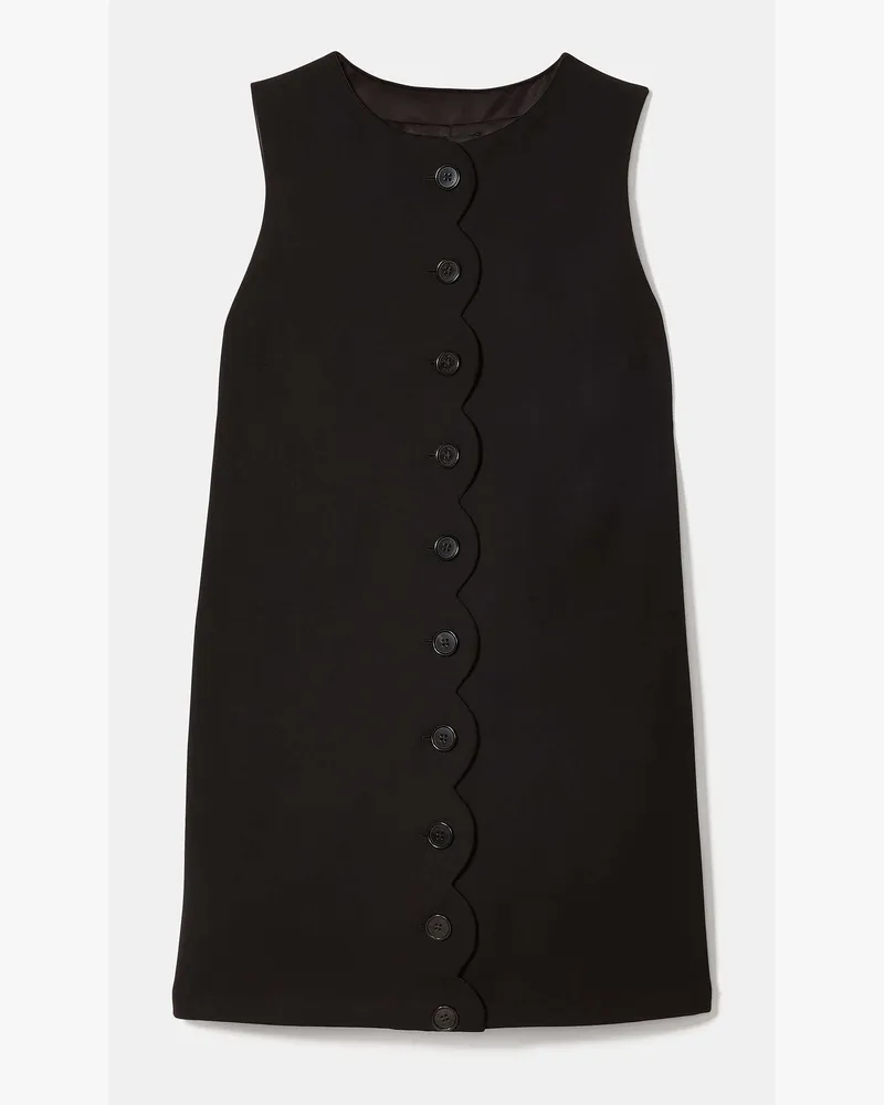 Kate Spade Etuikleid Mit Muschelrand Black