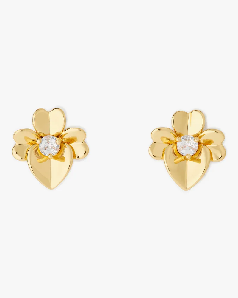 Kate Spade Precious Pansy Ohrstecker Gold