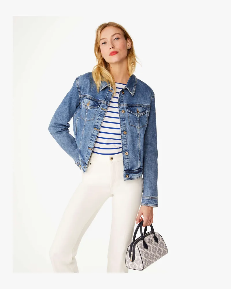 Kate Spade Klassische Denim-Jacke Vintage