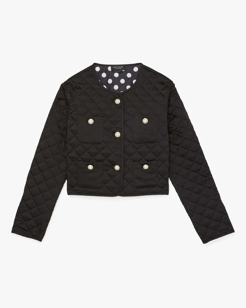 Kate Spade Damenjacke Mit Steppmuster Black