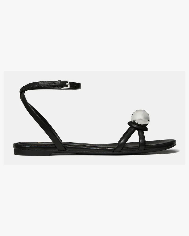 Kate Spade Kate Spade Harmony Flache Sandale Aus Glattem Leder für Frauen in Schwarz, Größe Leder Schwarz