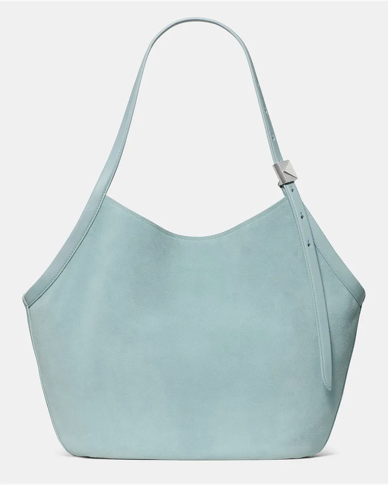 Kate Spade Kate Spade Deco Suede Tulip Tote Bag für Frauen in Meerblau | Wildleder Meerblau