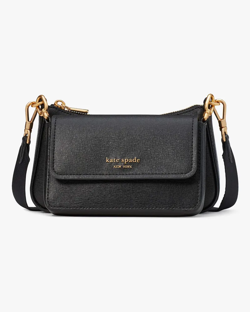 Kate Spade Double Up Umhängetasche Black
