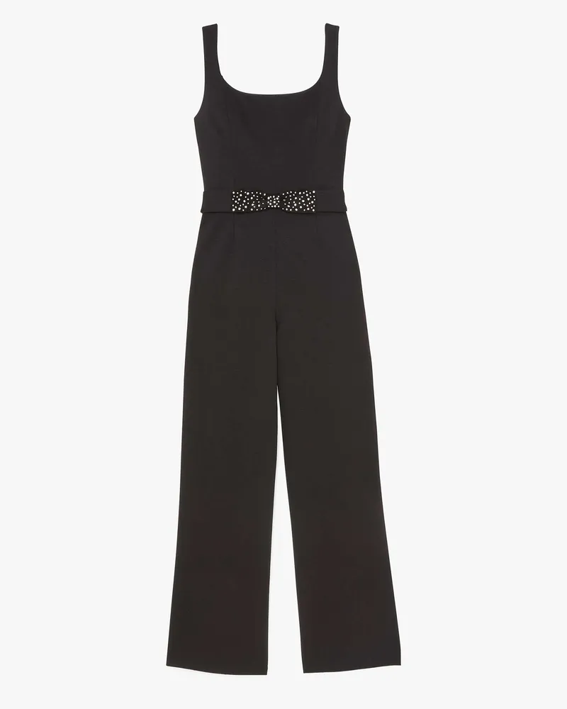 Kate Spade Jumpsuit Aus Ponté Mit Schleifenverzierung Black