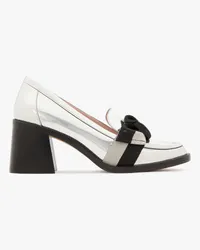 Kate Spade Leandra Loafer mit Absatz Silver