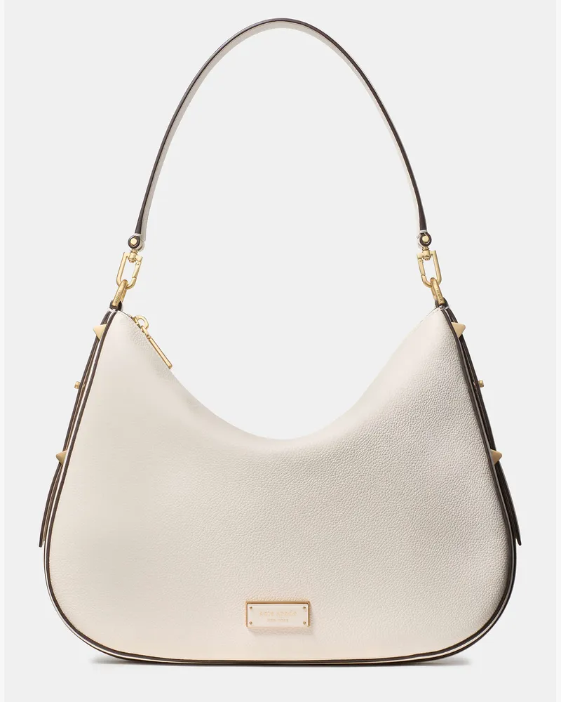 Kate Spade Kate Spade Liv Large Shoulder Bag für Frauen in Cashew-Milchweiß | Leder Cashew-milchweiß