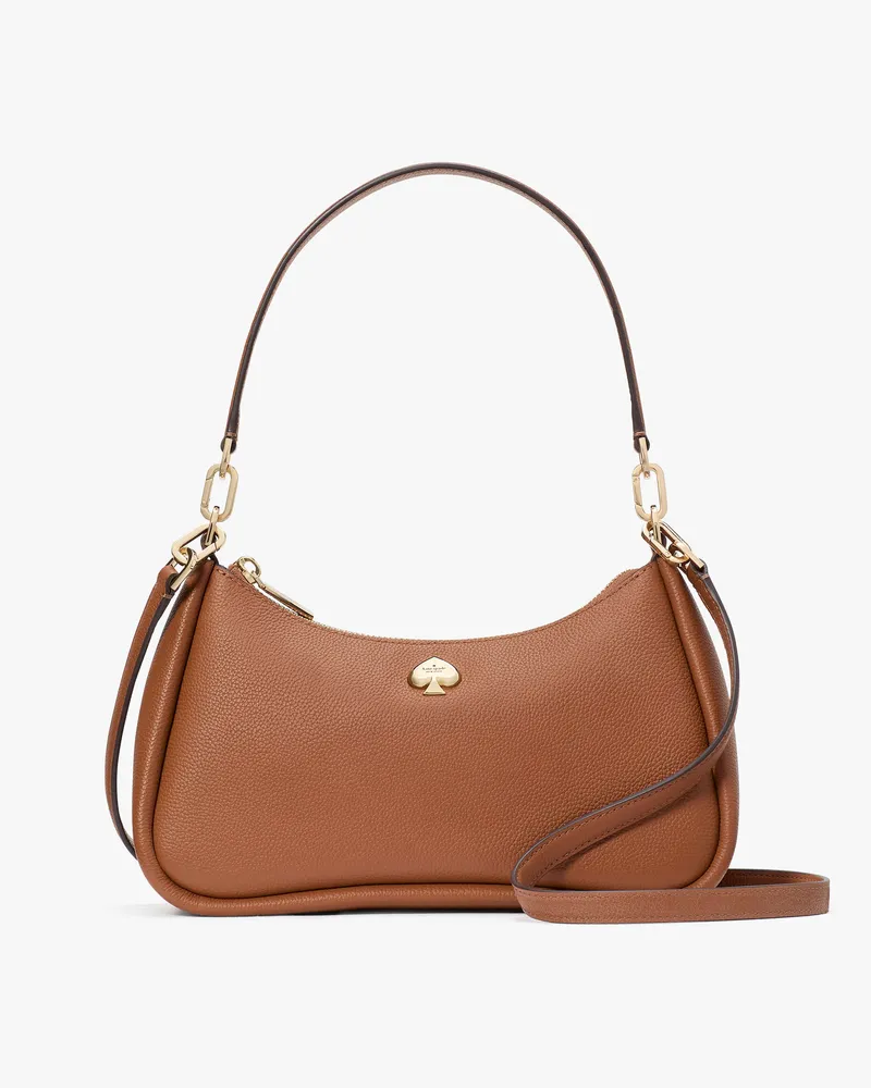 Kate Spade Kate Spade Kayla Schultertasche, Wandelbar, Klein für Frauen in Warmer Lebkuchenbraun | Leder Warmer
