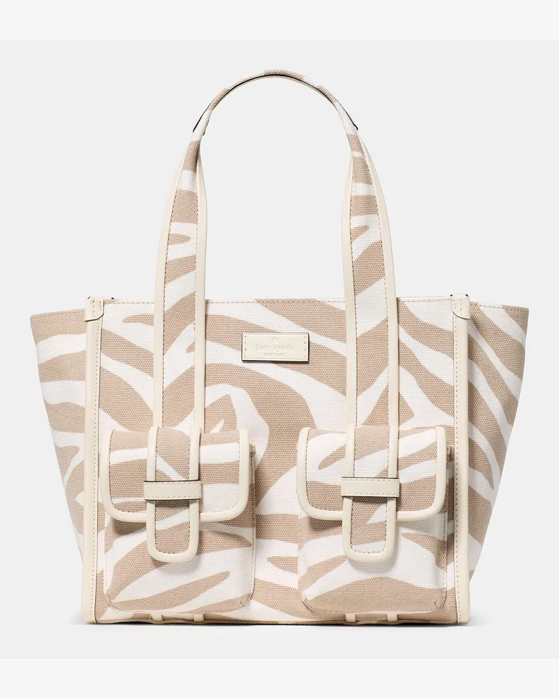 Kate Spade Kip Zebra Cargo Small Tote Bag Light