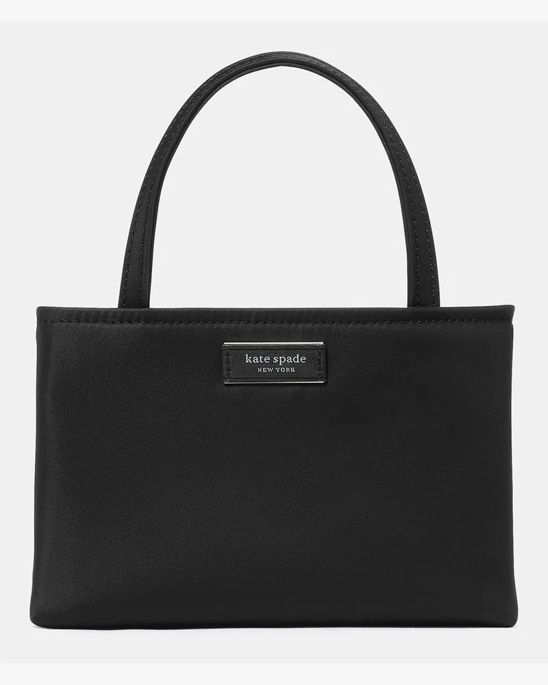 Kate Spade Kate Spade Sam Icon Ksnyl Mini Tote Tasche für Frauen in Schwarz | Nylon Schwarz