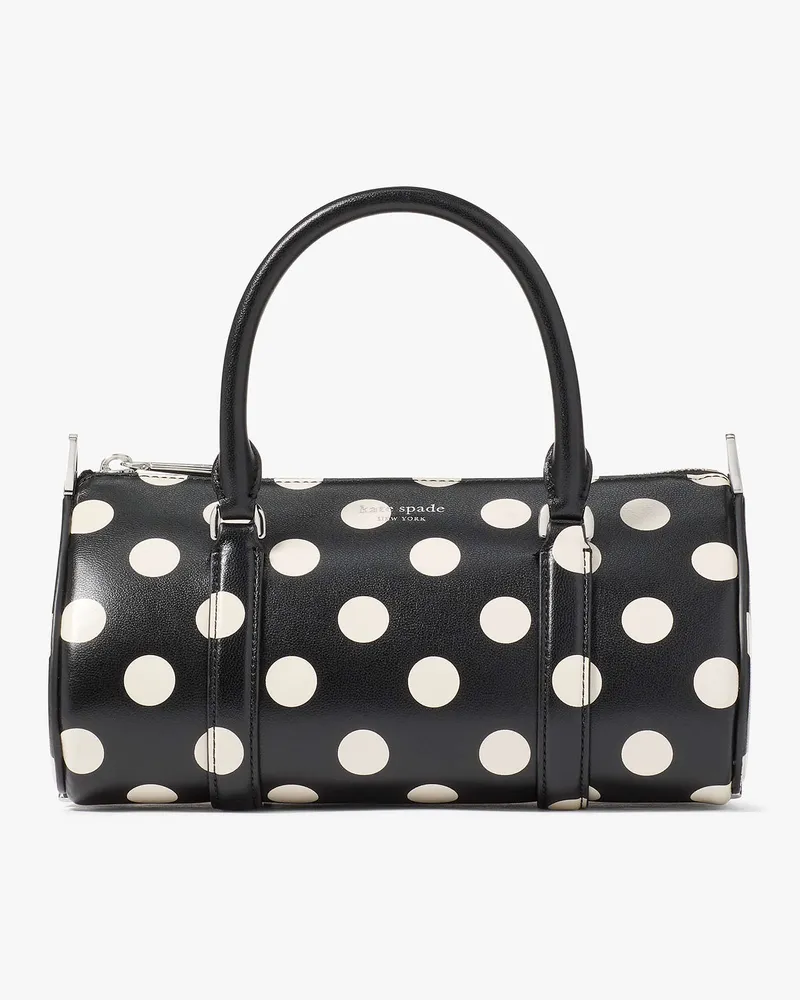 Kate Spade Kleine Legendäre Tasche Mit Spaten-Symbol Und Fassmotiv Black