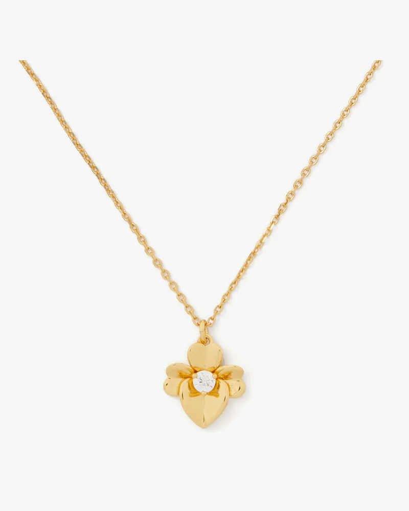 Kate Spade Precious Pansy Anhänger, extraklein Gold