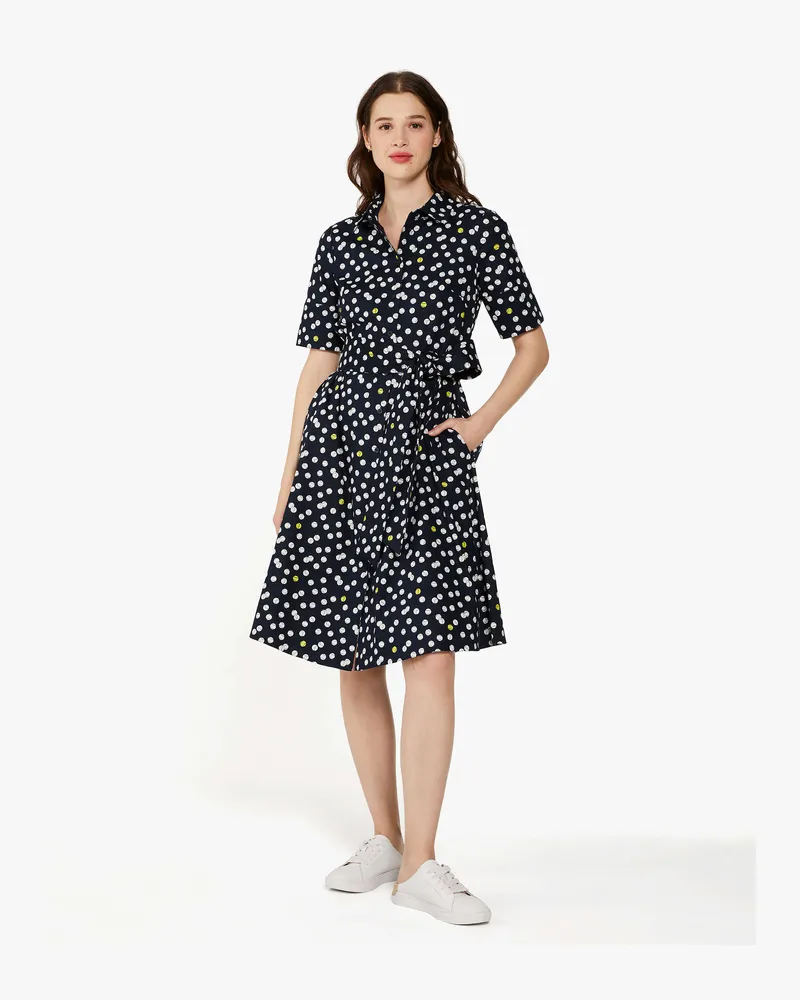 Kate Spade Tennis Toss Midi-Hemdkleid Blazer