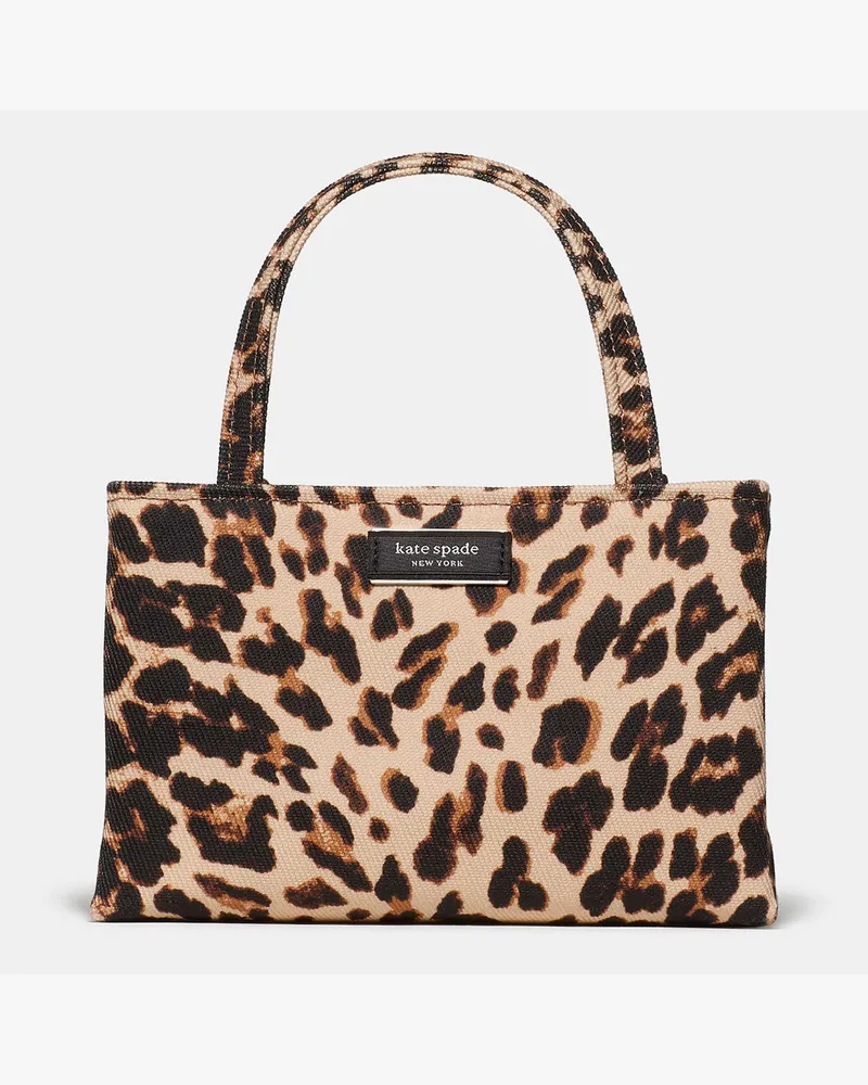Kate Spade The Original Bag Icon Leopard Mini Tote Bag Leopard