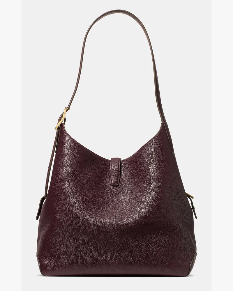 Kate Spade Kate Spade Deco Schultertasche, Groß für Frauen in Brombeerrot | LEDER Brombeerrot