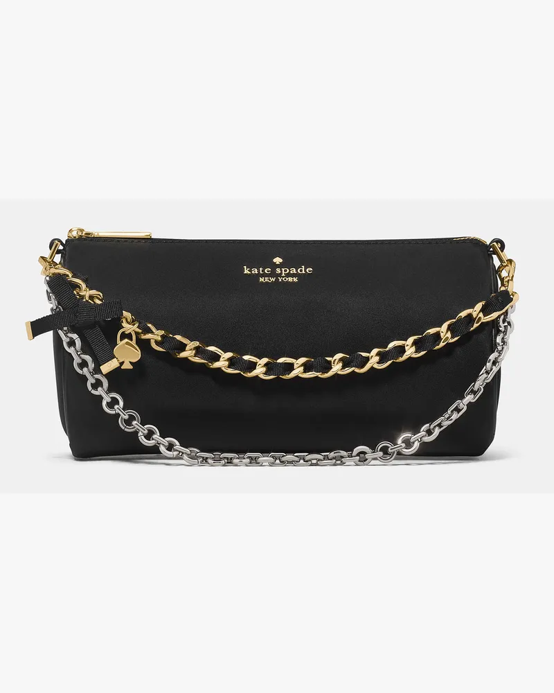 Kate Spade Roulette Wendetasche Zum Umhängen Aus Nylon, Extraklein Black