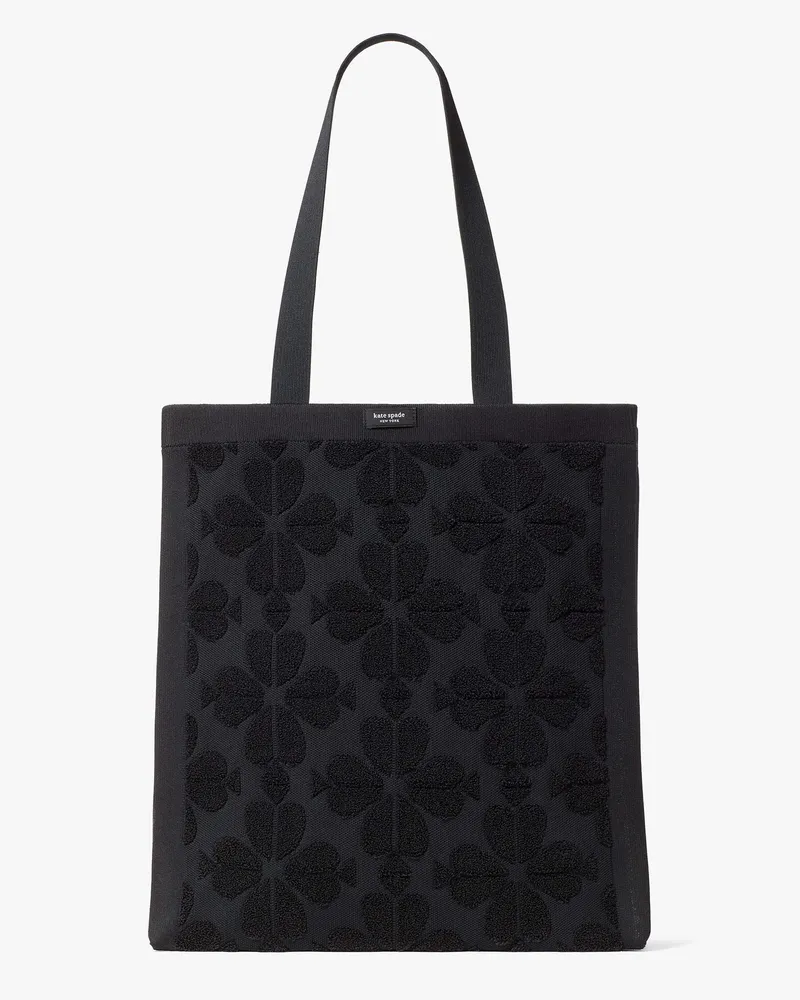 Kate Spade Brooke Carryall Tote Bag Aus Frottee, Groß Black