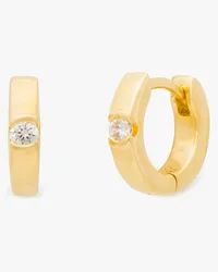 Kate Spade Kate Spade Fine Meant To Be Diamond Creolen, Klein Gold