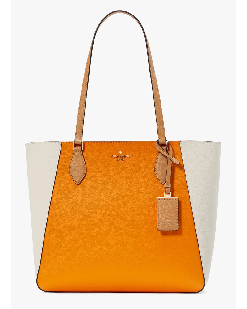 Kate Spade Poppy Colorblock Tote Bag Turmeric