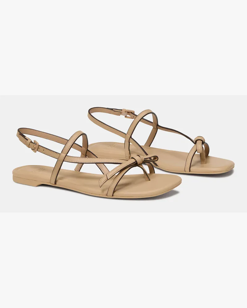 Kate Spade Kate Spade Loop Flache Sandale für Frauen in Strandsand, Größe Milano Calf Strandsand