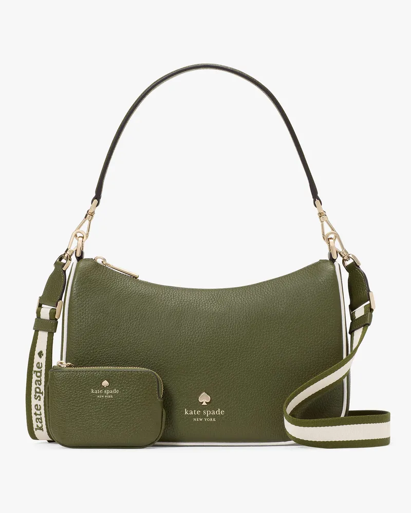 Kate Spade Emma Schultertasche, Mittelgroß Green