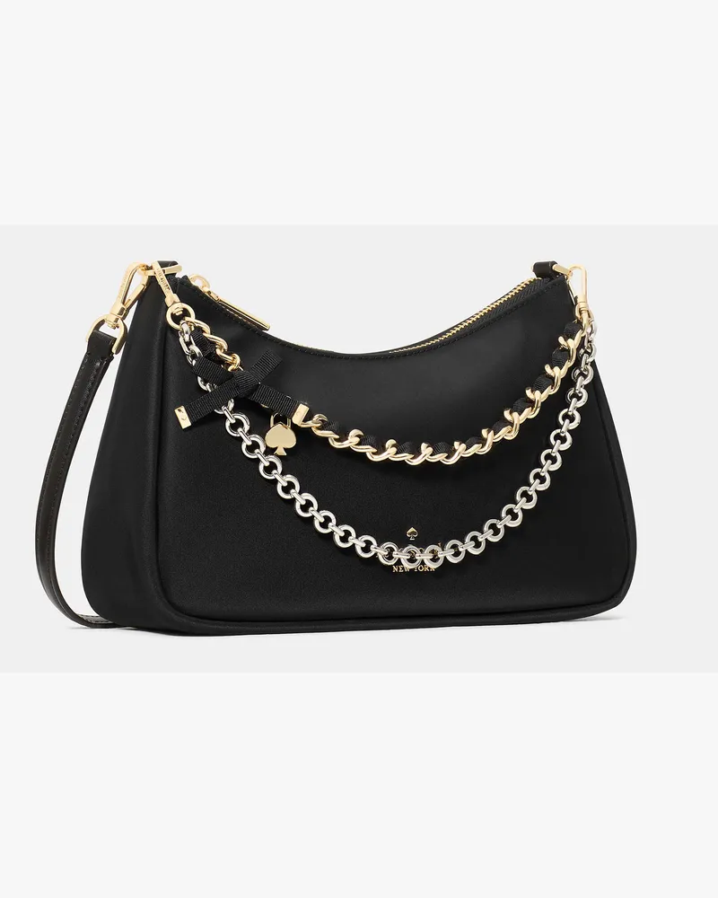 Kate Spade Margot Umhängetasche Aus Nylon, Wandelbar Black