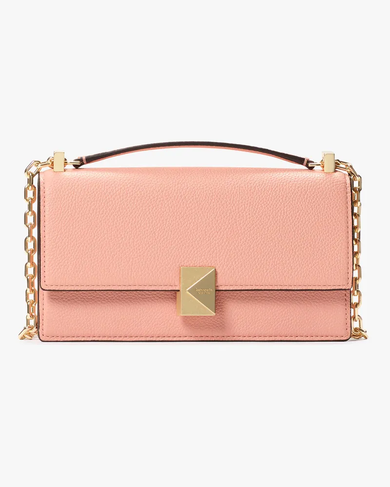 Kate Spade Deco Umhängetasche Umschlag Und Kette, Extraklein Apricot