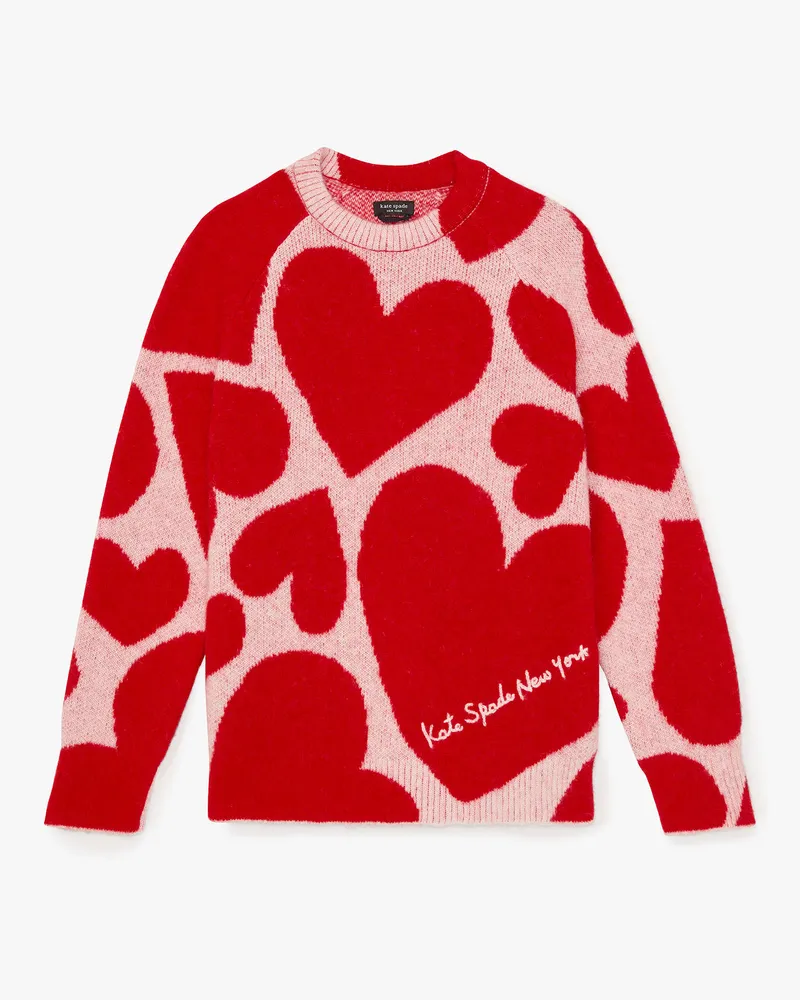 Kate Spade Sweet Hearts Pullover Red