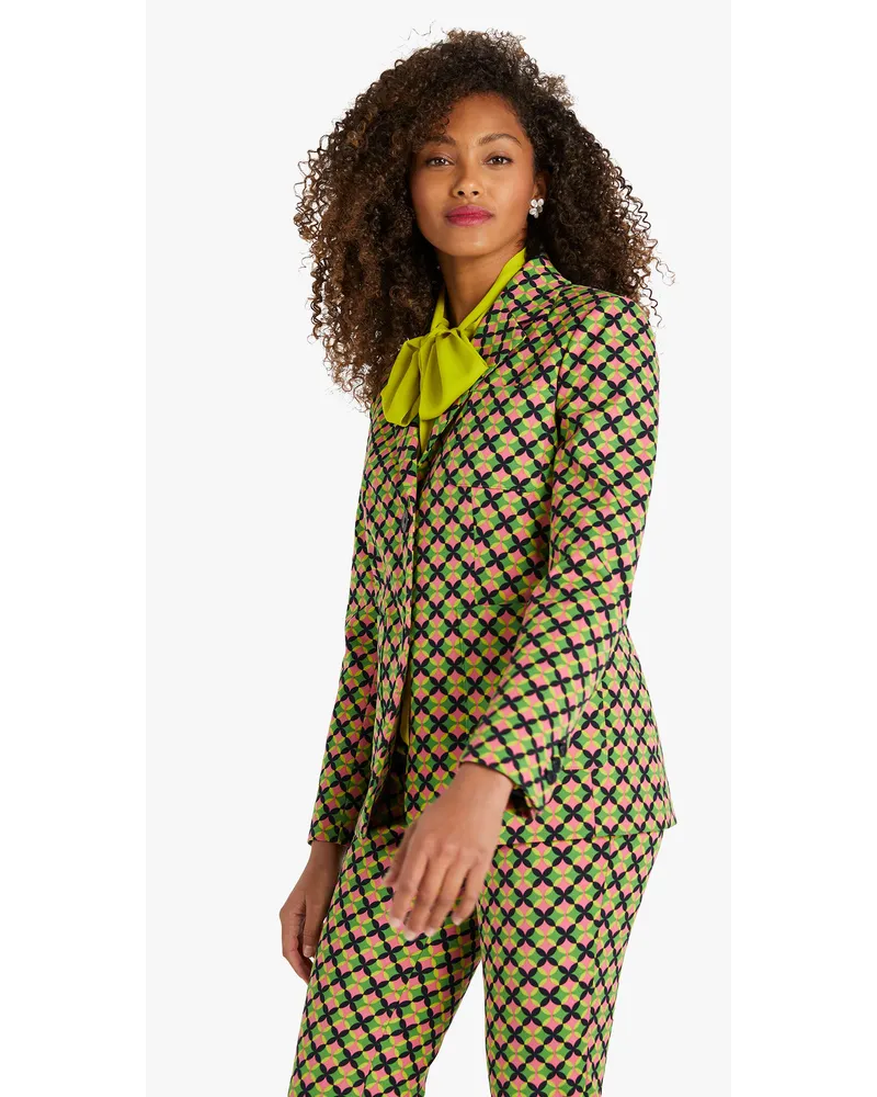 Kate Spade Patio Tile Blazer aus Twill Lime