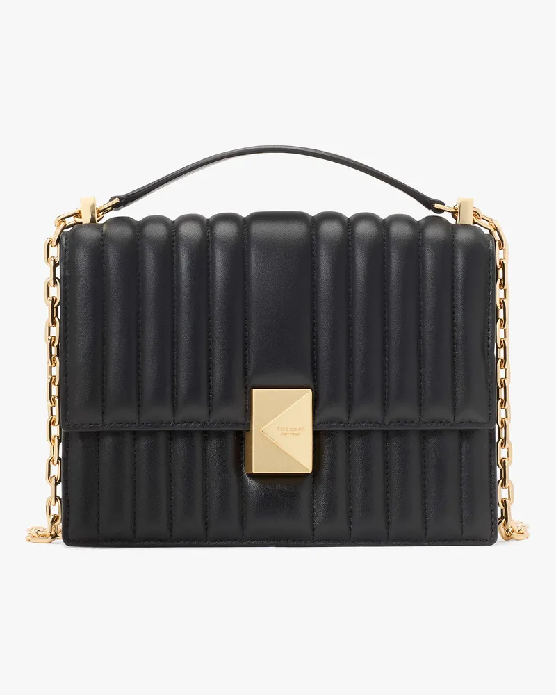Kate Spade Deco Schultertasche Mit Steppmuster Und Kette Black