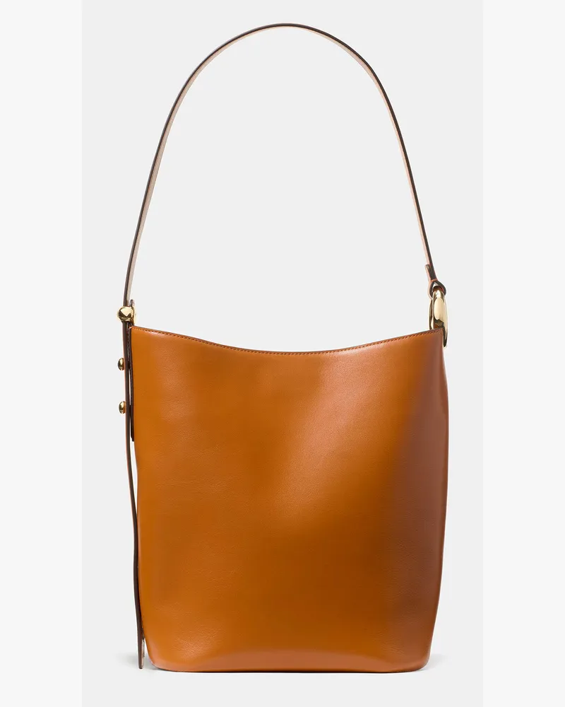 Kate Spade Kate Spade Halo Beuteltasche für Frauen in Gebrannter Bernstein | Glattes Leder Gebrannter