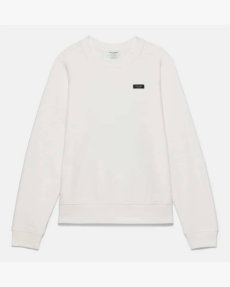 Kate Spade Kate Spade Essential Sweatshirt Mit Logo für Frauen in Frisches Weiß, Größe Baumwolle Frisches