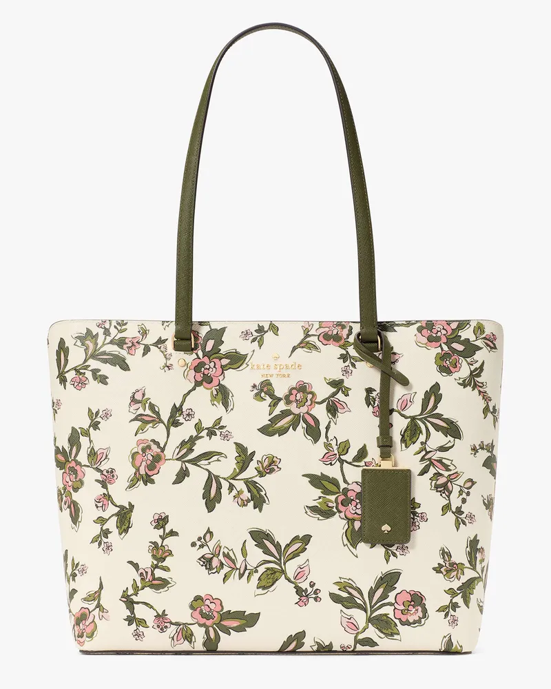 Kate Spade Perfect Tote Bag Mit Blumenmuster, Groß Meringue