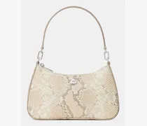 Kayla Snake Schultertasche Mit Schlangenlederprägung
